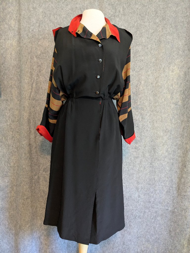 Chlo By Karl Lagerfeld 1980s Vintage Silk Dress